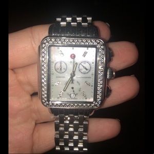 Michele deco diamond watch